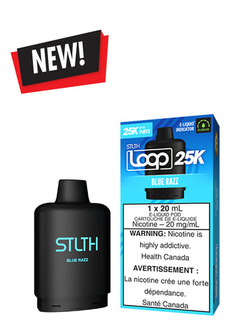 Blue Razz Stlth Loop 25K Pod (Carton Of 5 Units) Pods