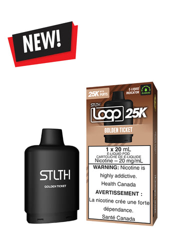 Golden Ticket Stlth Loop 25K Pod (Carton Of 5 Units) Pods